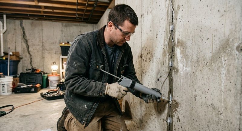 Basement Crack Repair in Cobb County, GA