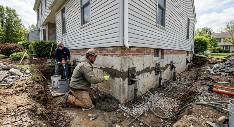 Basement Foundation Repair in Forsyth County, GA