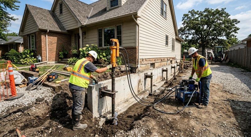 Basement Stabilization in Cobb County, GA