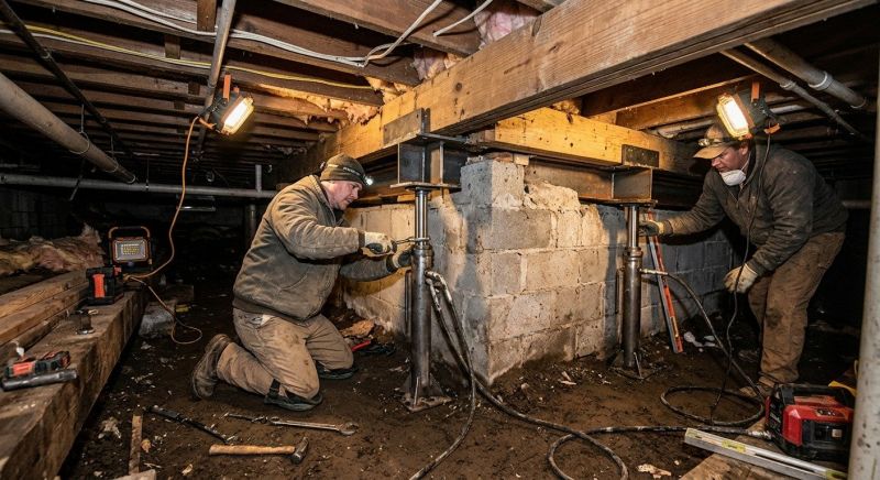 Concrete Foundation Repair in Roswell, GA