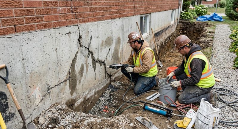 Cracked Foundation Repair in Alpharetta, GA