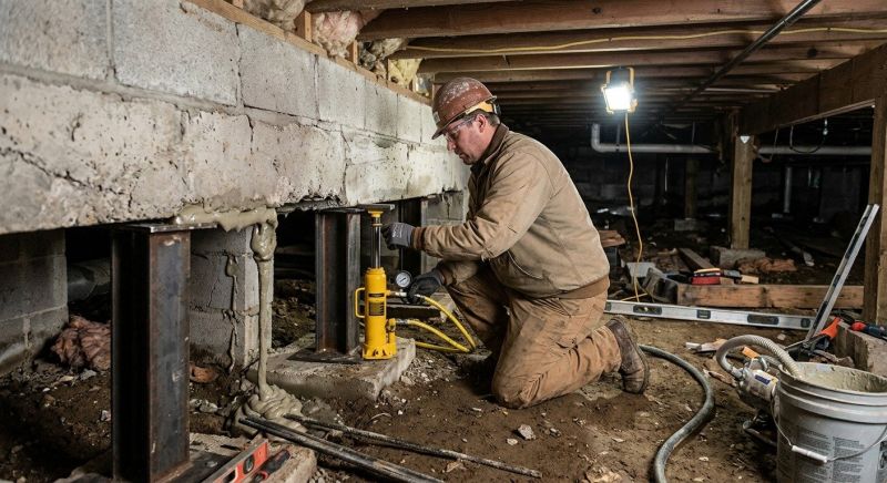 Crawl Space Leveling in Cobb County, GA