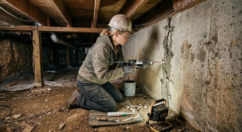 Crawlspace Foundation Repair in Hiram, GA