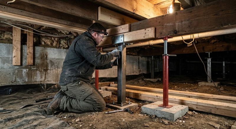 Crawlspace Structural Repair in Cobb County, GA