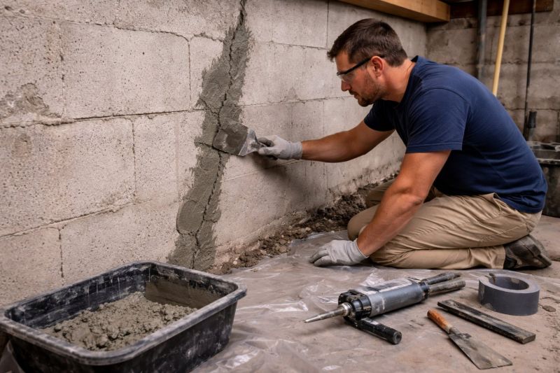 Foundation Crack Repair in Dallas, GA