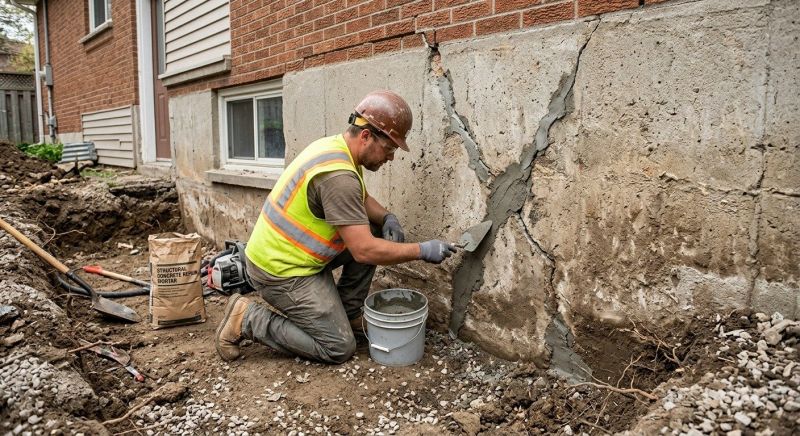 Foundation Crack Repair in Kennesaw, GA