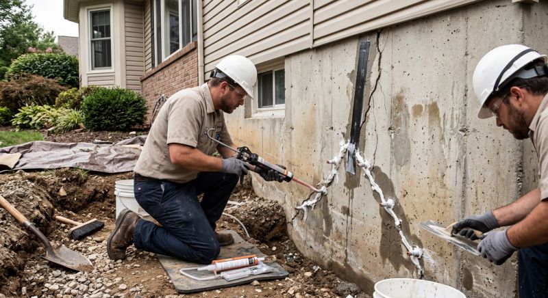 Foundation Cracks Repair in Cobb County, GA