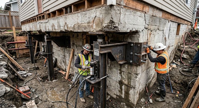 Foundation Lifting in Hiram, GA