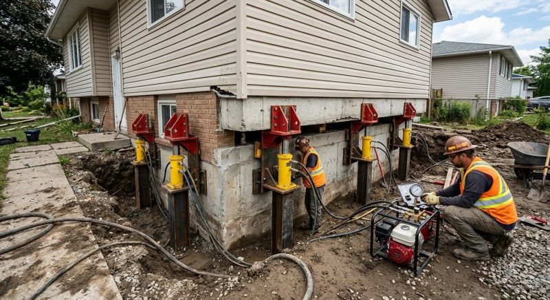 Foundation Lifting in Lawrenceville, GA