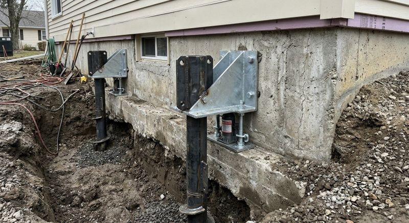 Foundation Pier Leveling in Cobb County, GA