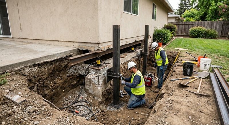 Foundation Pier Repair in Cobb County, GA