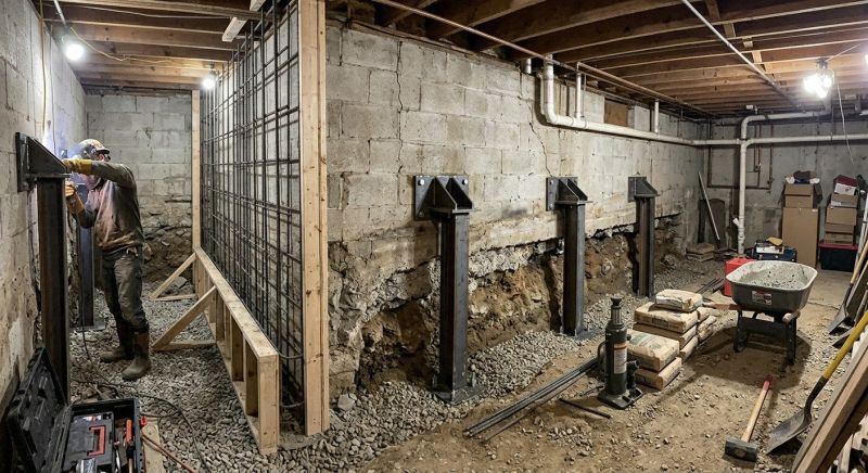 Foundation Stabilizing in Forsyth County, GA