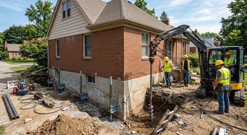 Foundation Stabilizing in Lawrenceville, GA