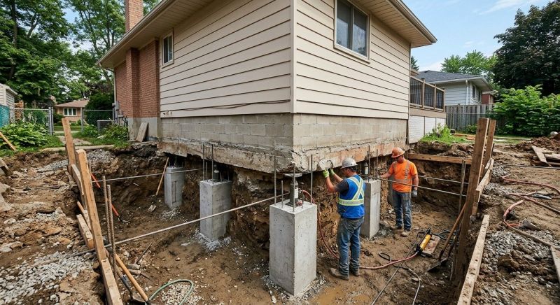 Foundation Underpinning in Cobb County, GA