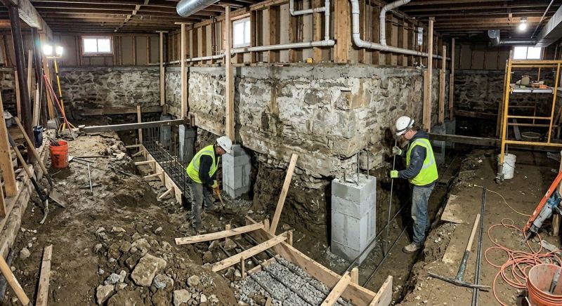 Foundation Underpinning in Cobb County, GA