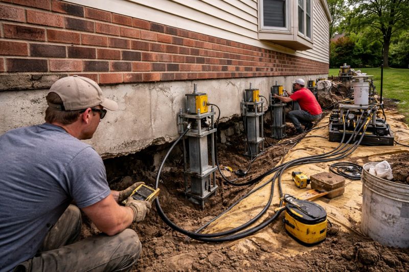 Settling Foundation Service in Lawrenceville, GA