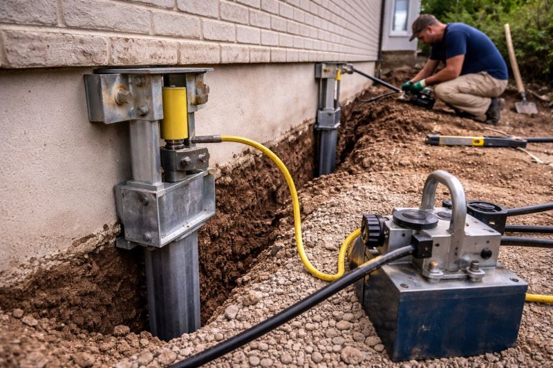 Sinking Foundation Repair in Duluth, GA