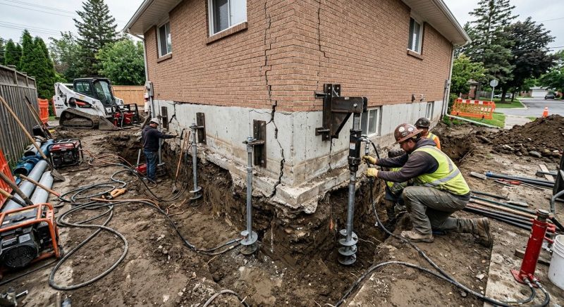 Sinking Foundation Repair in Paulding County, GA