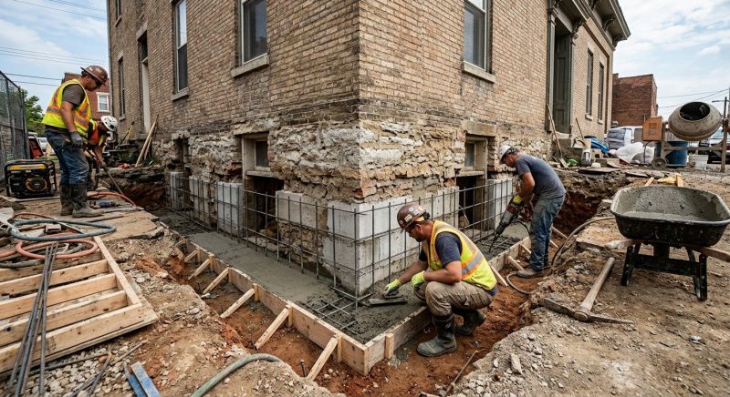 Structural Underpinning in Cobb County, GA